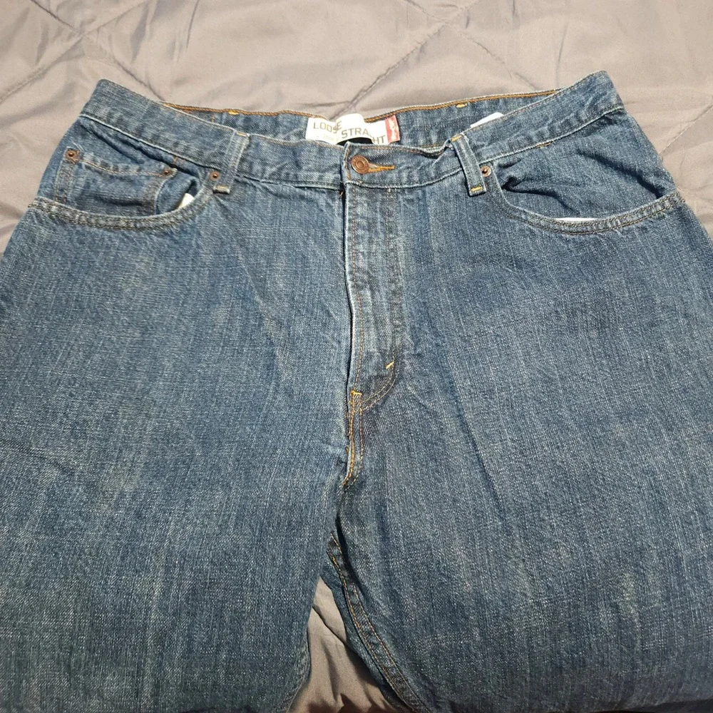 Levi's 569 Men's Jeans 38x30 Actual 37x29 Loose Straight Blue 100% Cotton